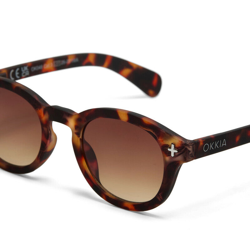 okkia okkia occhiale da sole premontato mod milano soft touch classic havana lenti brown ean 8056211375644