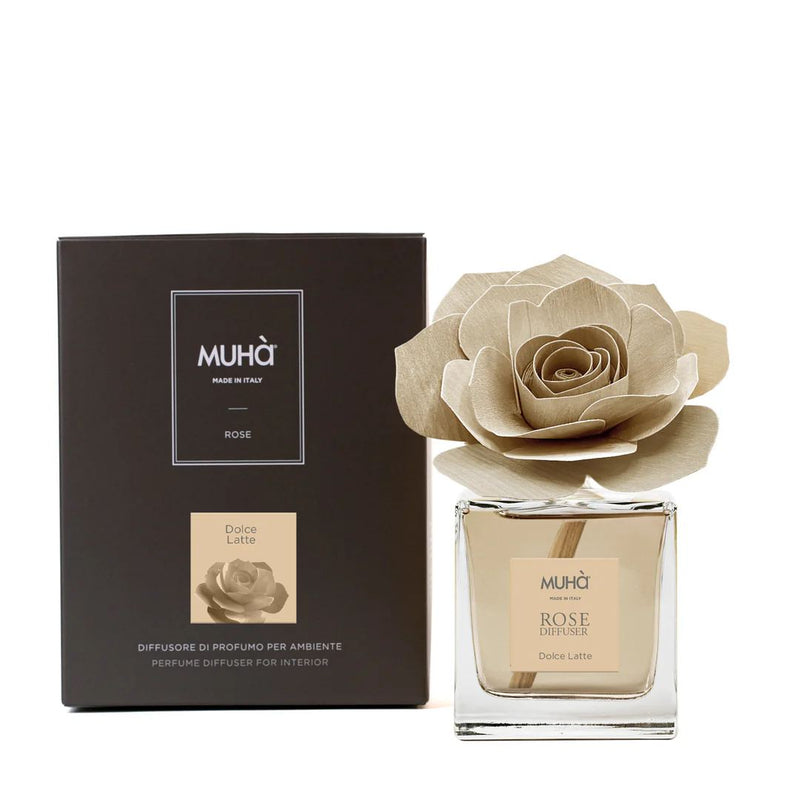 Muhà Profumatore Diffusore Rosa Burro Dolce Latte 100ml