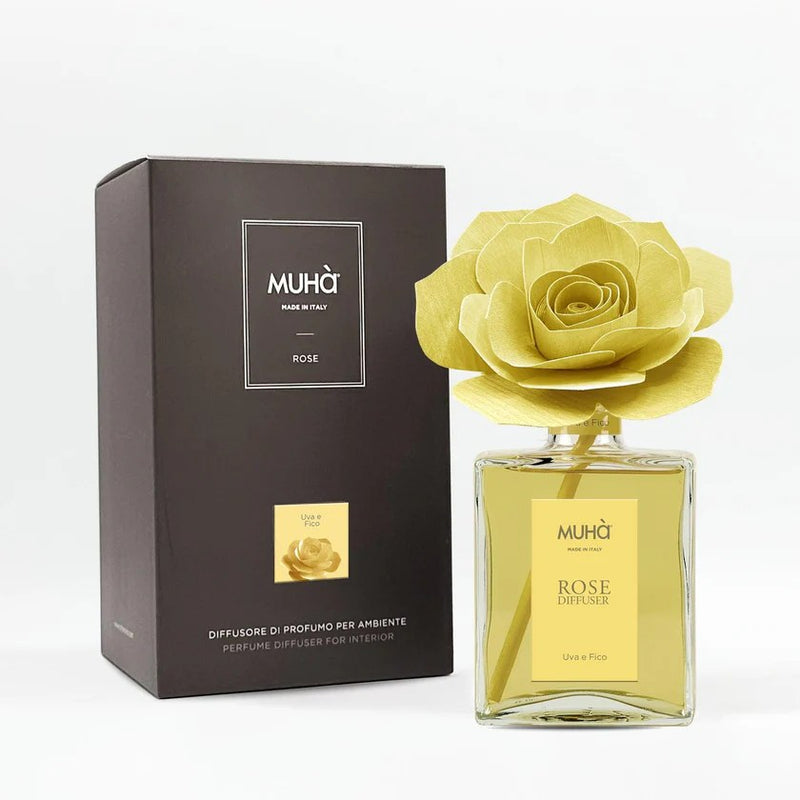 Muhà Profumatore Diffusore Rose Uva e Fico 200 Ml