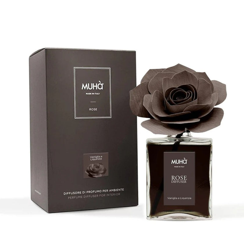 Muhà Profumatore Diffusore Rose Vaniglia e Liquirizia 200 Ml