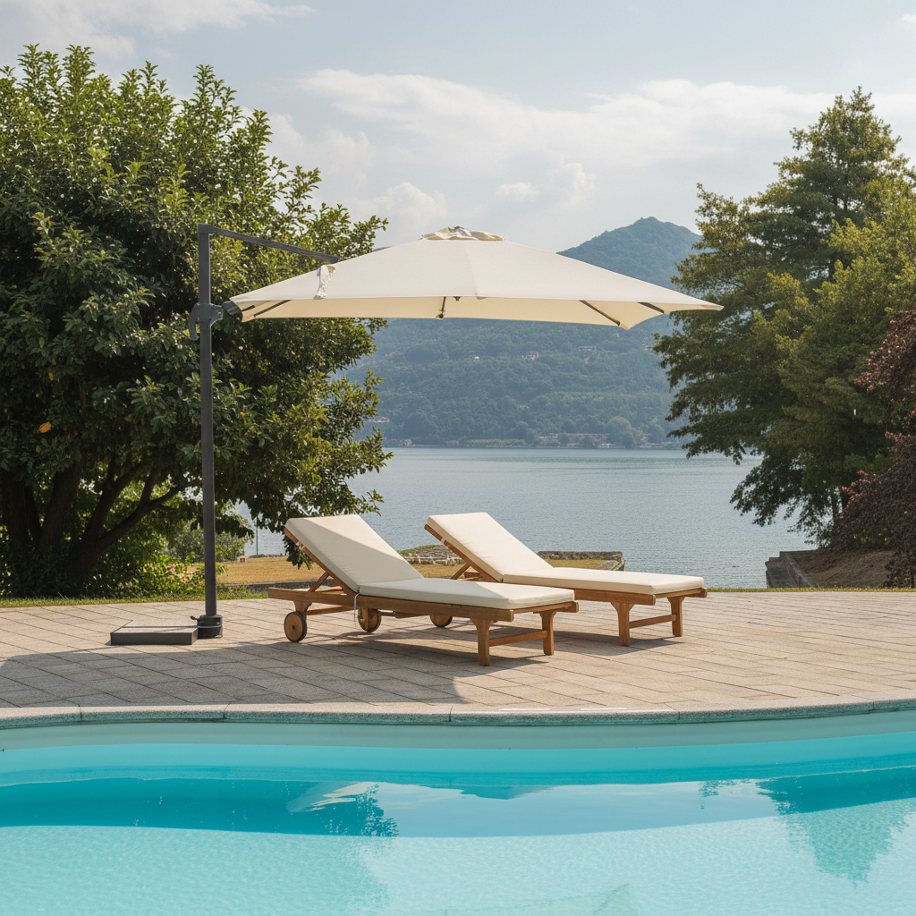 Lifestyle 2 – Pool-Lounge am Morgen