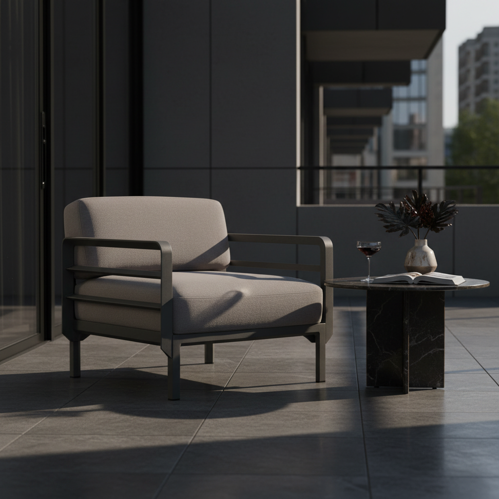 Maximo New Basalt Lava Hotel Terrasse