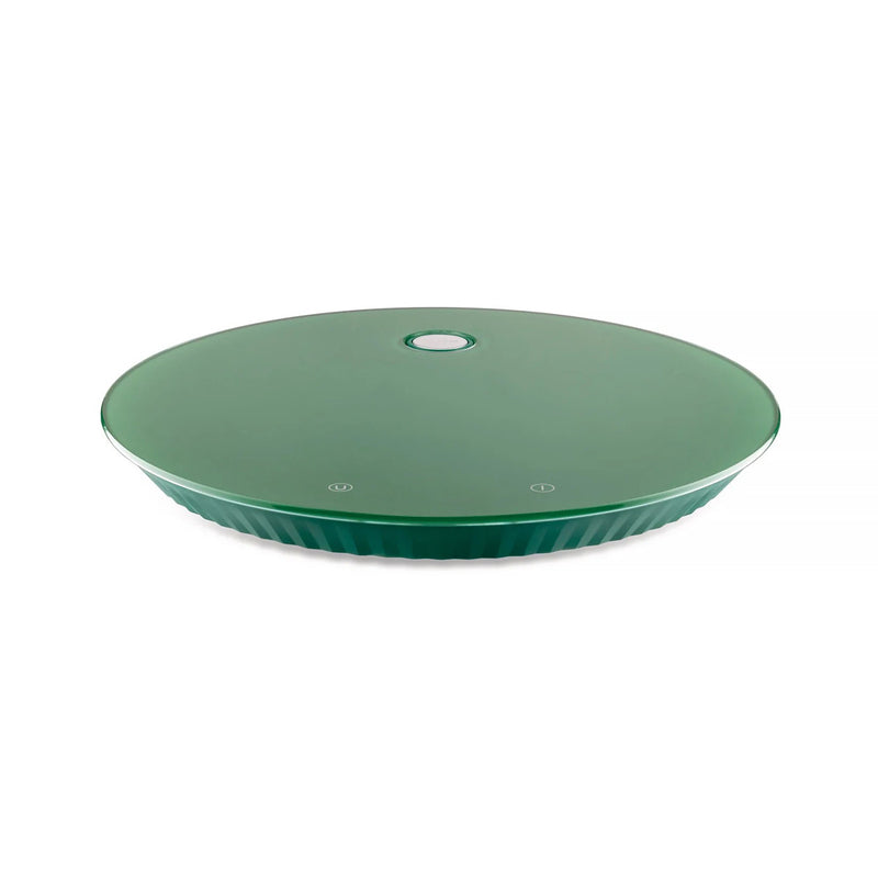 Alessi Bilancia da Cucina Digitale Plissé Verde in Resina Termoplastica e Vetro Temperato