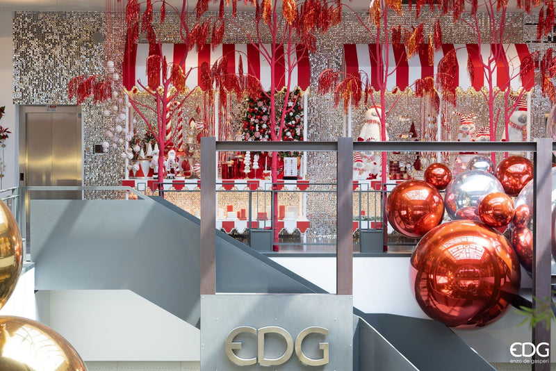 EDG Enzo De Gasperi Decoro Mirror Palla D 120 Cm Red