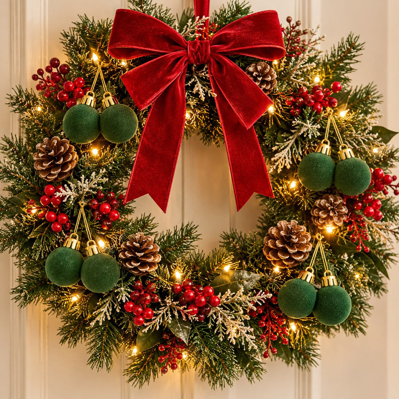 Piovaccari Set 12 Campanelle Natalizie Verde Scuro Ø2 cm – Campanelline Decorative per Albero di Natale, Ghirlande, Addobbi e Fai da Te