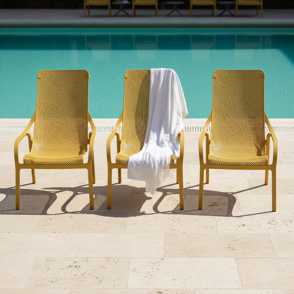 Nardi Net Lounge multiple a bordo piscina