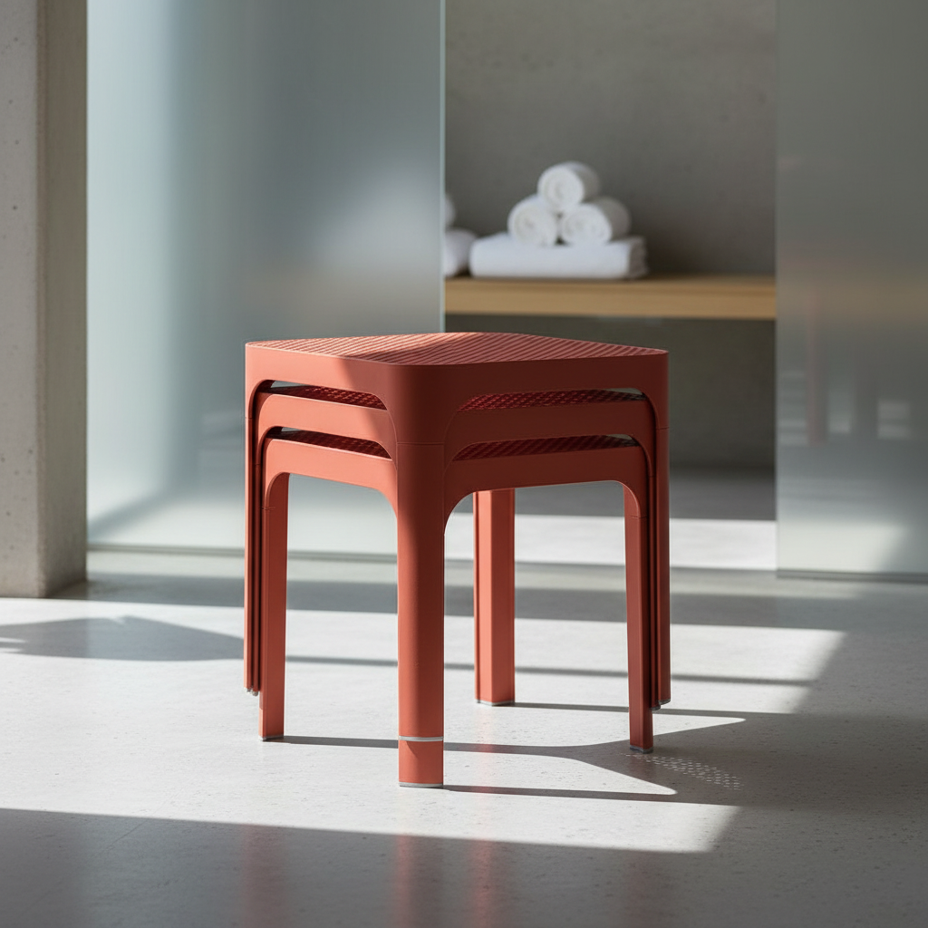 Nardi Net Table 40 corallo impilabili