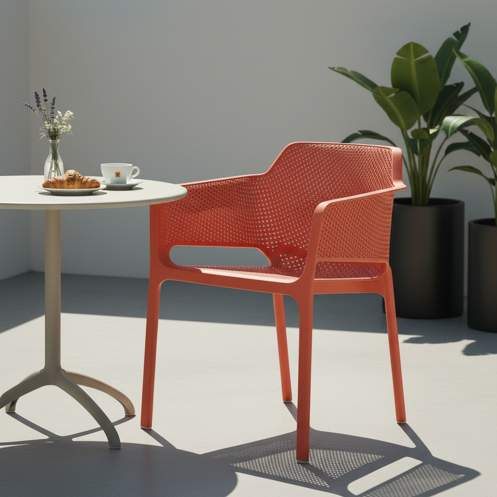 Nardi Sedia Net corallo bistrot
