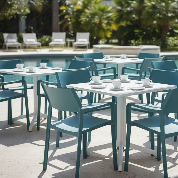 Nardi Trill Sessel in Ottanio, Hotel-Frühstücksbereich