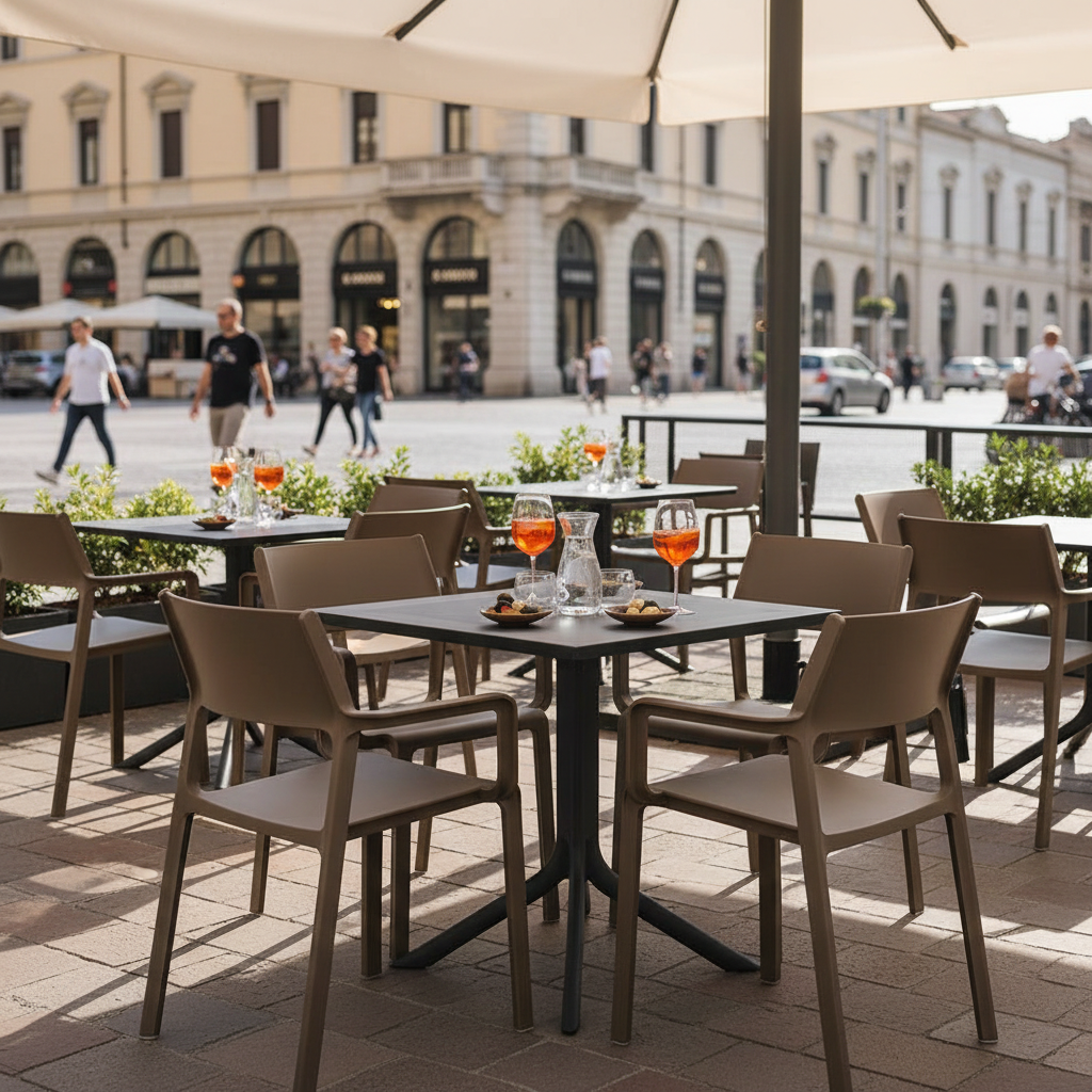 Nardi Trill Sessel, Tabak, Bistro, Außenbereich