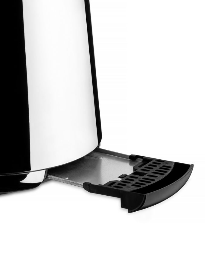 Alessi Tostapane Toru Nero in Acciaio Inox e Resina Termoplastica