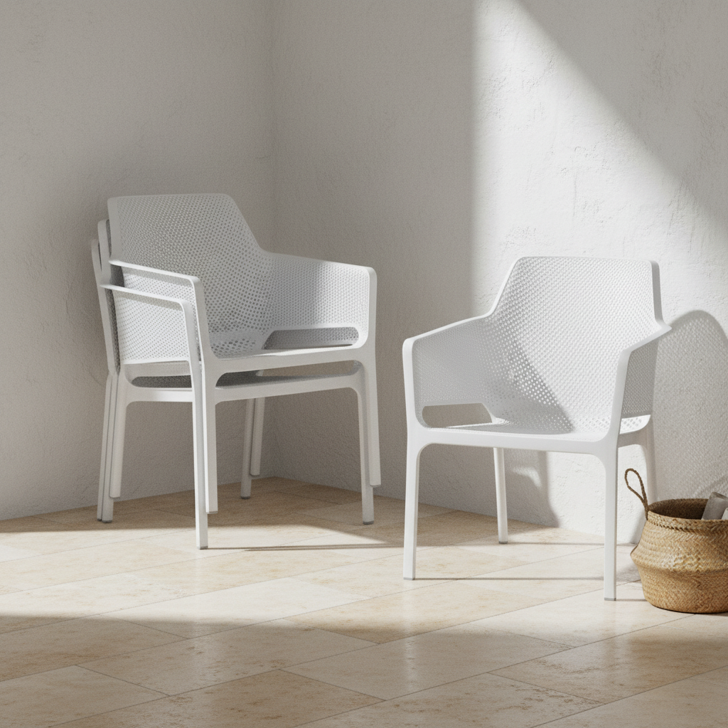 Net Relax White Stacked