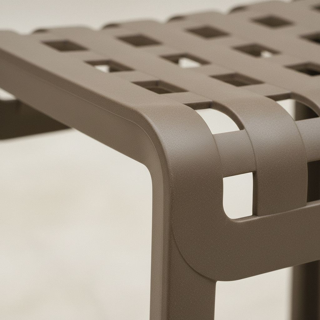 Poggio Footrest Material Detail Close-up