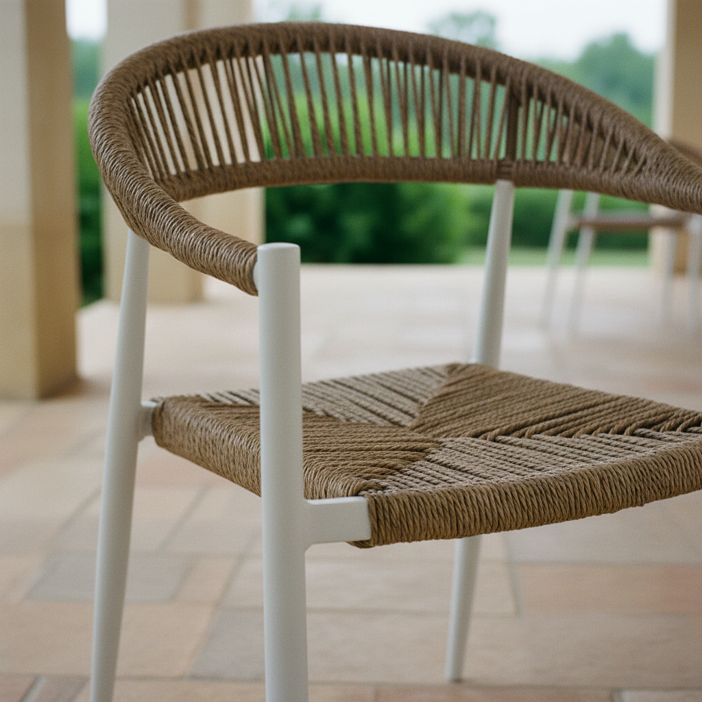 Sessel Milano Bianco/Paglia – Materialangaben