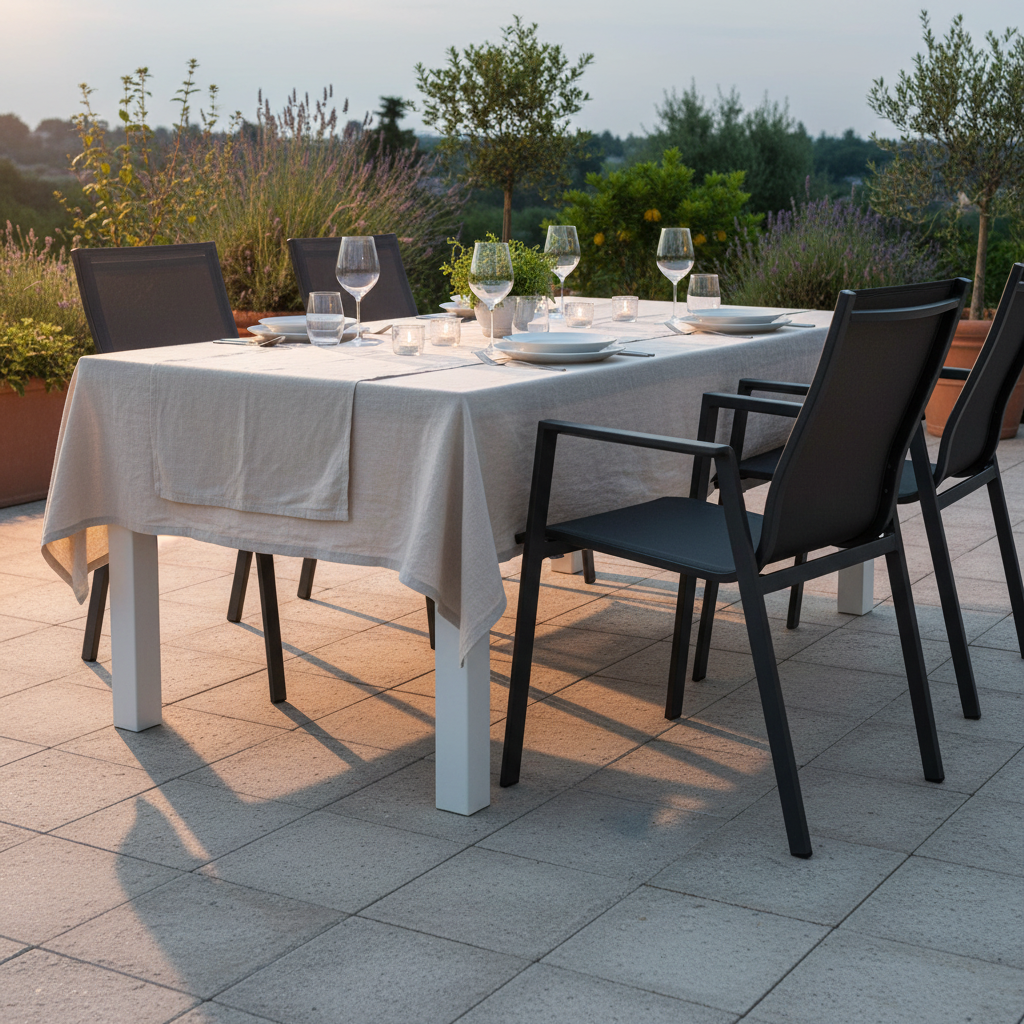 Szene 1 – Abendessen auf der Terrasse