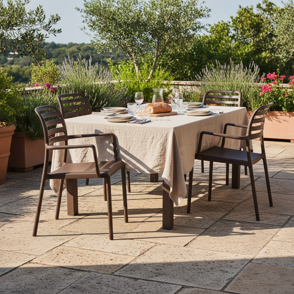 Szene 2 – Mittagessen auf der Terrasse