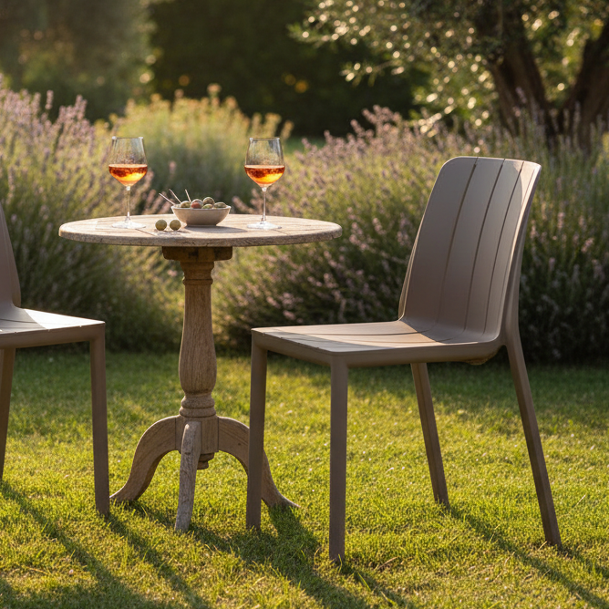 Szene 3 – Aperitif im Garten