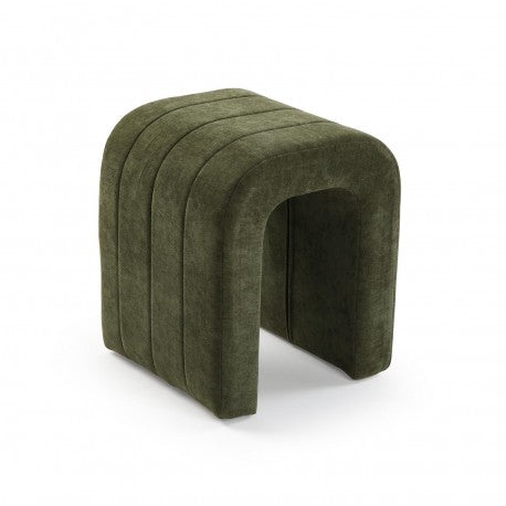 Versa Sgabello Imbottito Verde