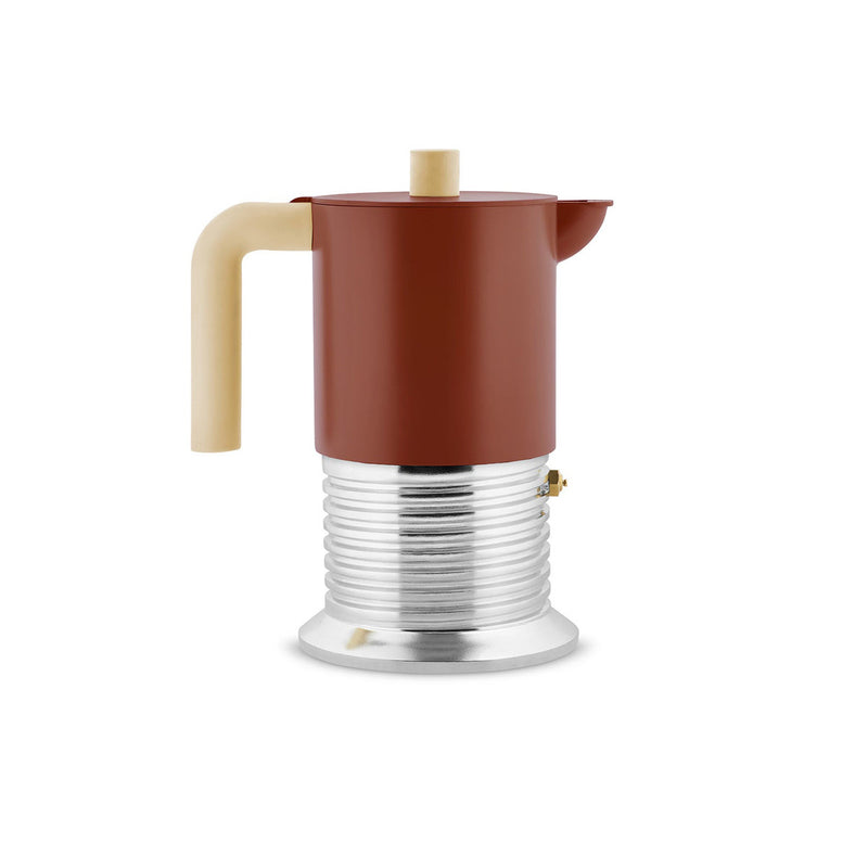 Alessi Caffettiera Vite PM01/6 BR Marrone 6 Tazze