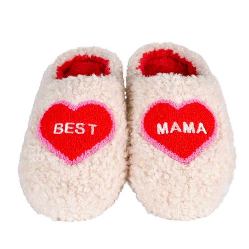 WD Lifestyle Pantofole Best Mom Taglia M/L – Pantofole Divertenti da Casa