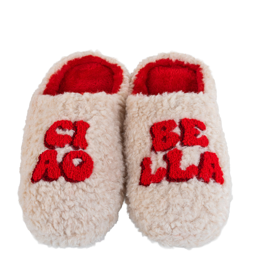 WD Lifestyle Pantofole Ciao Bella Taglia L/XL – Pantofole Divertenti da Casa