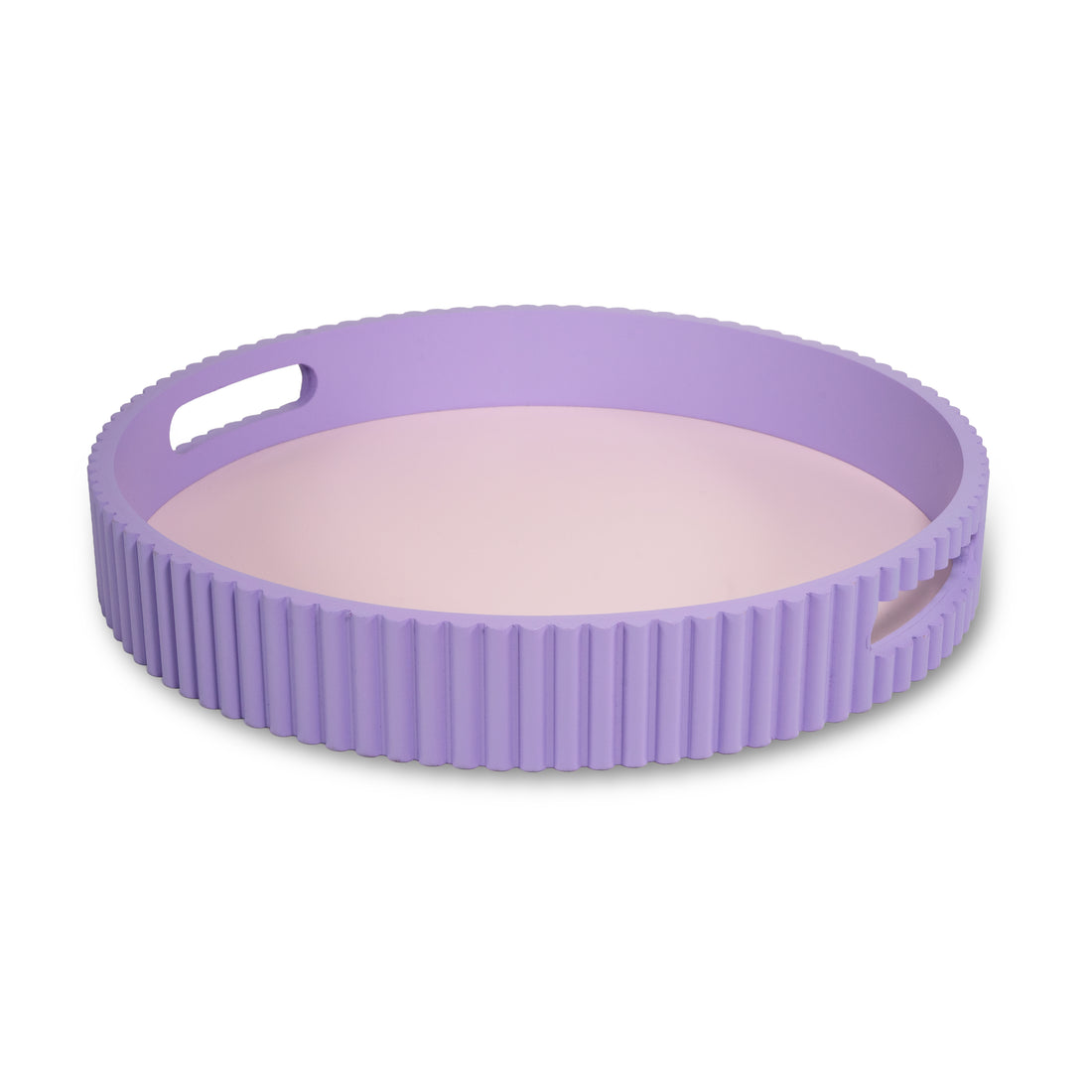 WD LifeStyle Vassoio Viola in MDF Ø30 cm – Vassoio Decorativo per Casa e Tavola