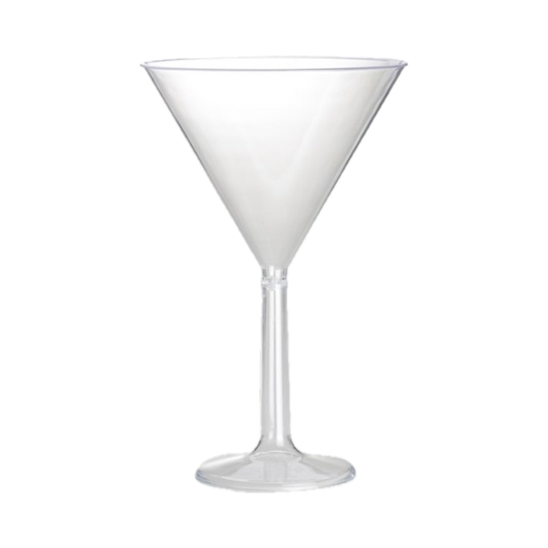 Bigiemme Calice Martini Plastica Trasparente D 16 Cm H 25 cm