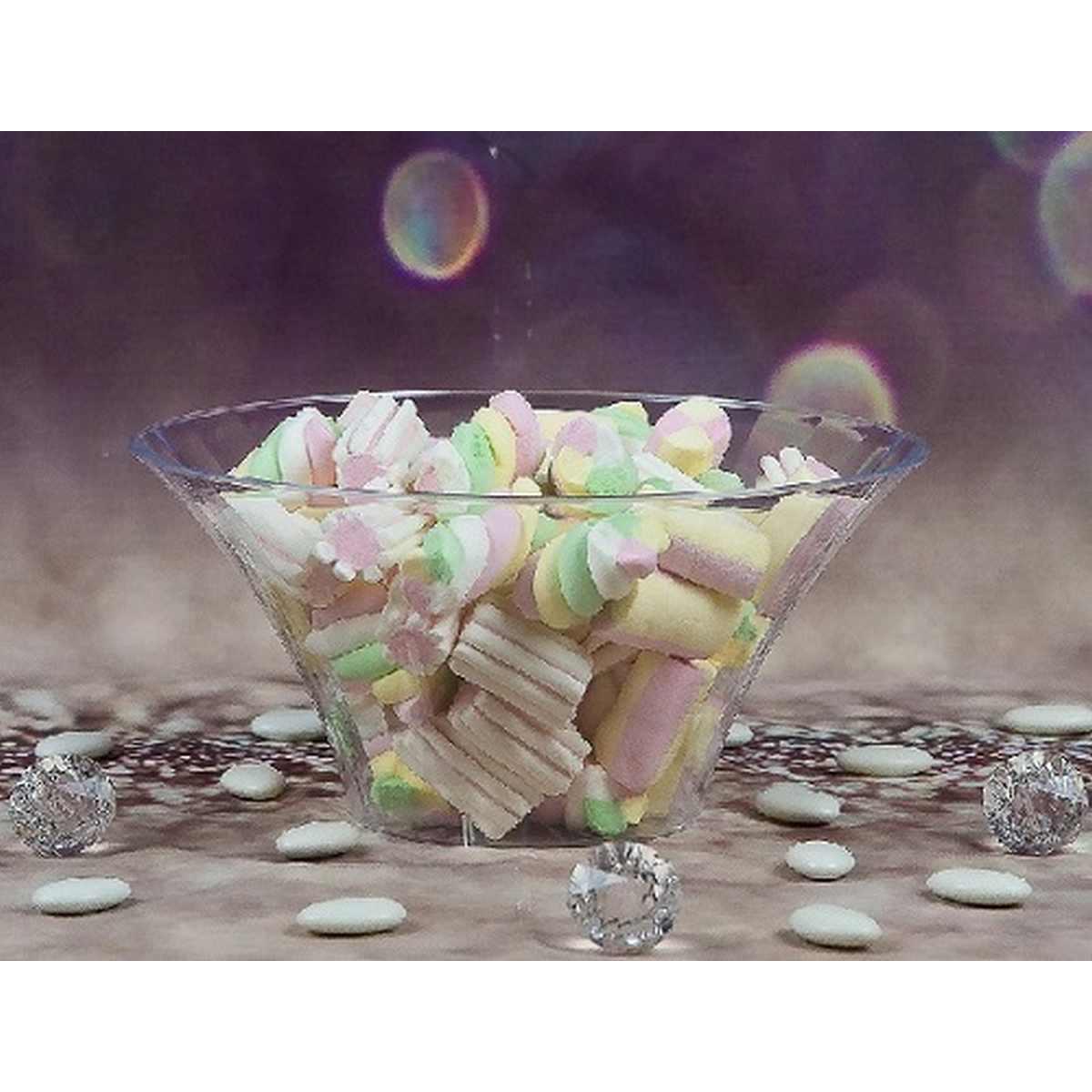 Bigiemme Transparent Plastic Container Vase 23 x 11 Cm