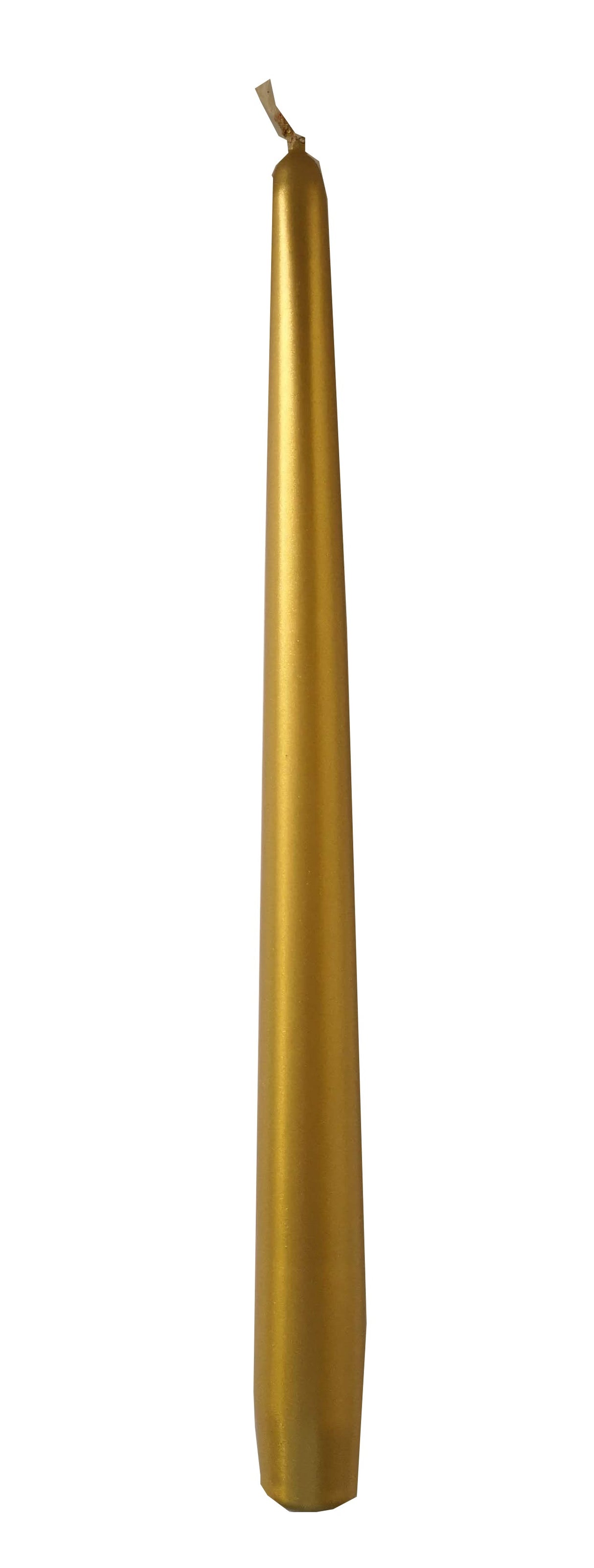 immagine-1-cereria-di-giorgio-cereria-di-giorgio-candele-coniche-22-cm-h-30-cm-12-pz-oro-ean-8006545171634