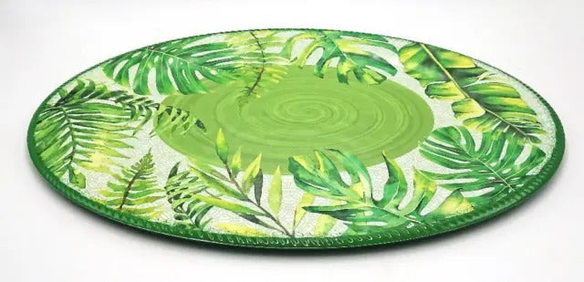 EasyLife EasyLife Vassoio Ovale 50 x 35,5 Cm Bali Verde