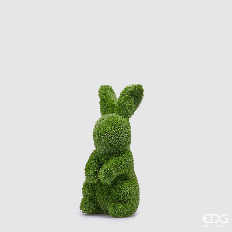 EDG Enzo De Gasperi Decoro Erba Coniglio H 70 Cm L 35 Cm L 27 Cm Green Verde