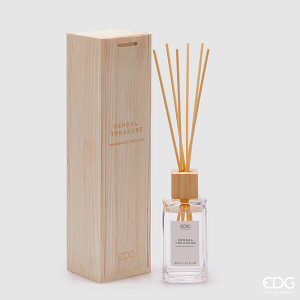 EDG Enzo De Gasperi Profumatore Bottiglia Essential 330 Ml H 16 Cm Herbal Treasure