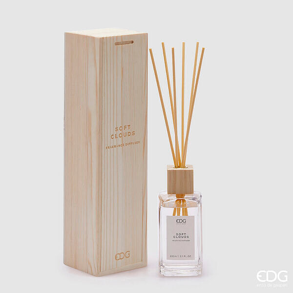 EDG Enzo De Gasperi Essential Bottle Air Freshener 330 Ml H 16 Cm Soft Clouds