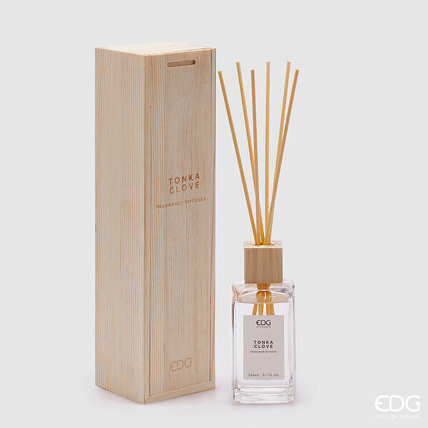 EDG Enzo De Gasperi Profumatore Bottiglia Essential 330 Ml H 16 Cm Tonka Clouve