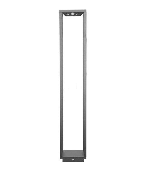 Zafferano Home Solar Terra Lampada H 1000 Mm P 140 Mm L 140 Mm Grigio Scuro
