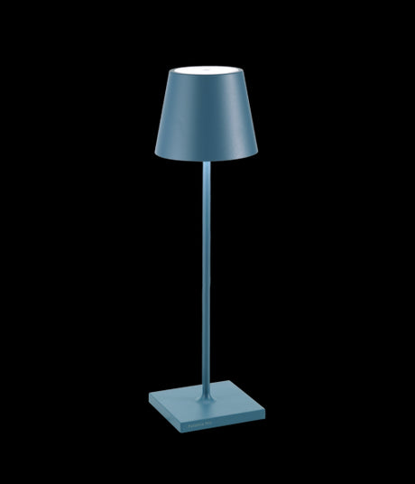 immagine-1-zafferano-poldina-pro-blu-lampada-da-tavolo-in-alluminio-a-led-h38cm-ean-8056300196471