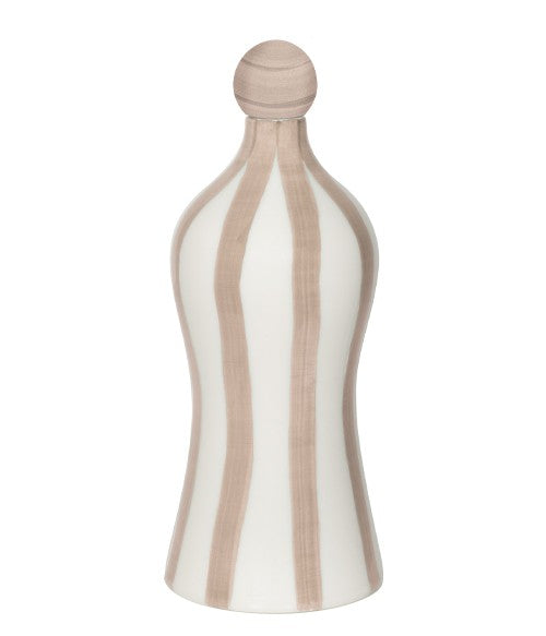 Saffron Stripes Bottle Lido D 110 Mm H 264 Mm Sand