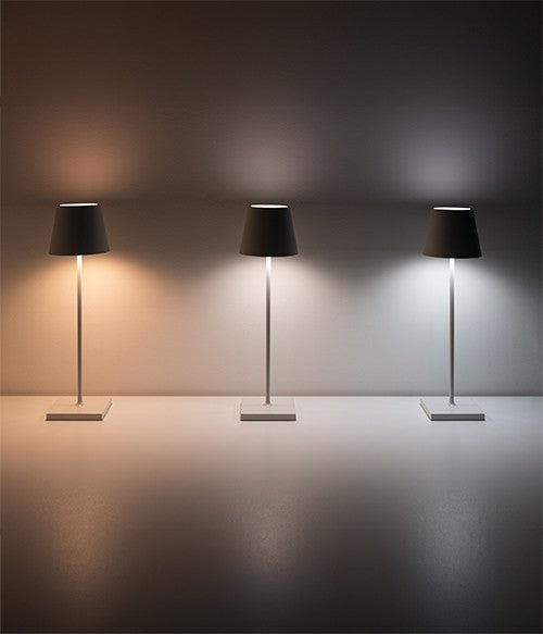 immagine-10-zafferano-poldina-pro-bianco-lampada-da-tavolo-in-alluminio-h38-ean-8056300196440