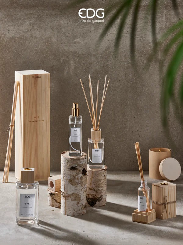 EDG Enzo De Gasperi Essential Bottle Diffuser 90 Ml H 12.5 Cm Oud