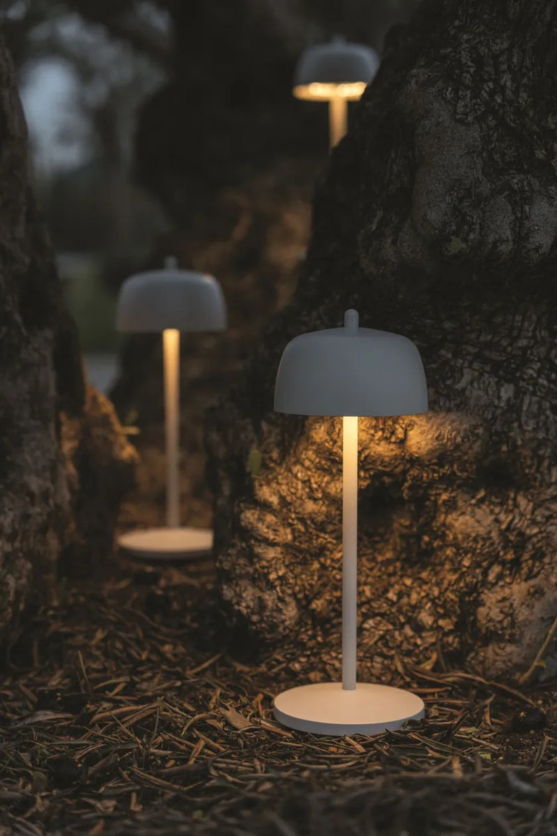 Zafferano Circe Lampada Tavolo D 110 Mm H 300 Mm Nero Opaco