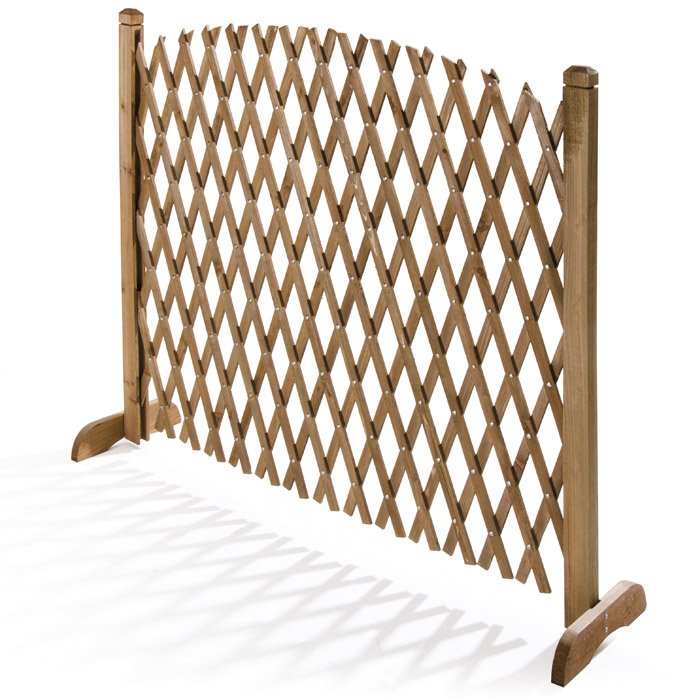 L'Arcolaio Griglia Exy Legno Estensibile 120xH.150 cm per Outdoor