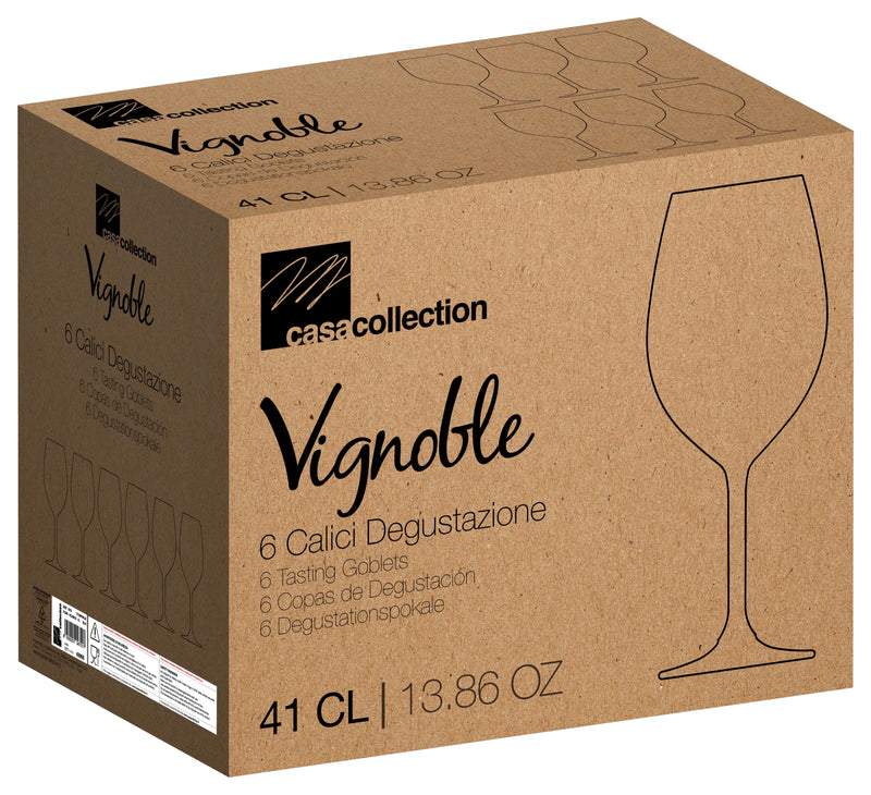 Dimo Set 6 Calici Vignoble per Vino Bianco 41 cl