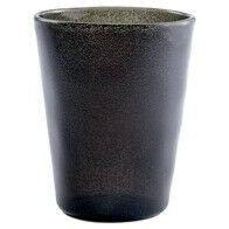 Zani Serafino Bicchiere Acqua Memento Glass Black Transparent 30cl