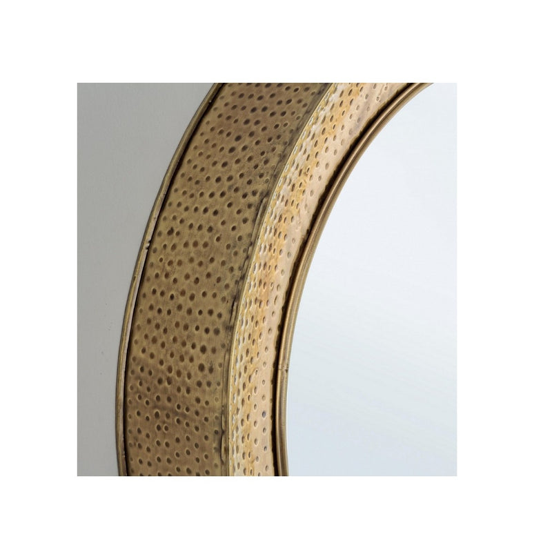 Bizzotto Specchio Adara Oro Rotondo D 80 Cm