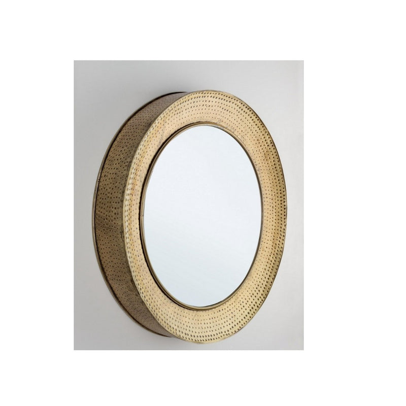Bizzotto Specchio Adara Oro Rotondo D 80 Cm