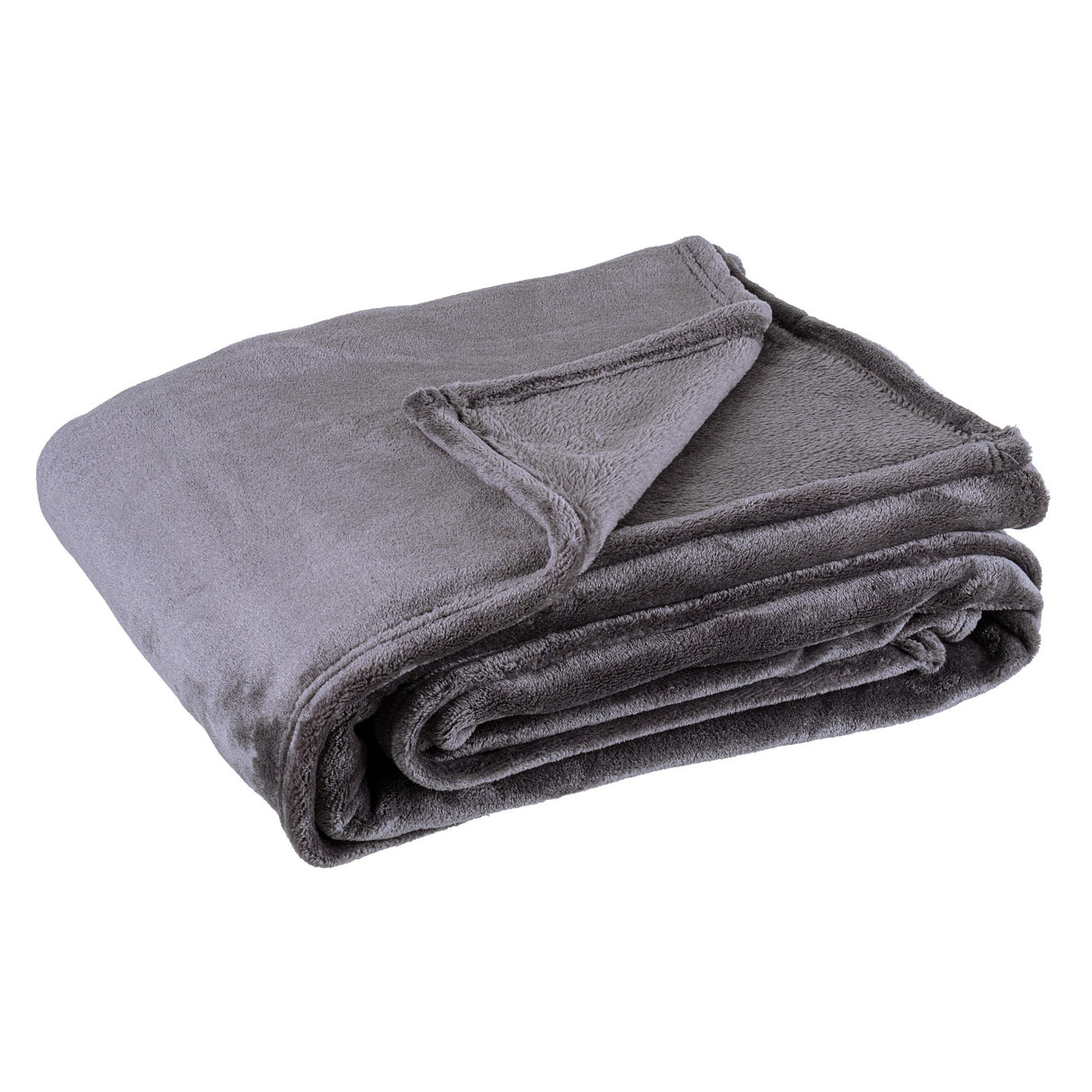 Bizzotto Plaid Penelope Grigio 130x160 cm Regalo Natalizio Coperta Morbida per Divano e Letto