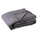 Bizzotto Plaid Penelope Grigio 130x160 cm Regalo Natalizio Coperta Morbida per Divano e Letto