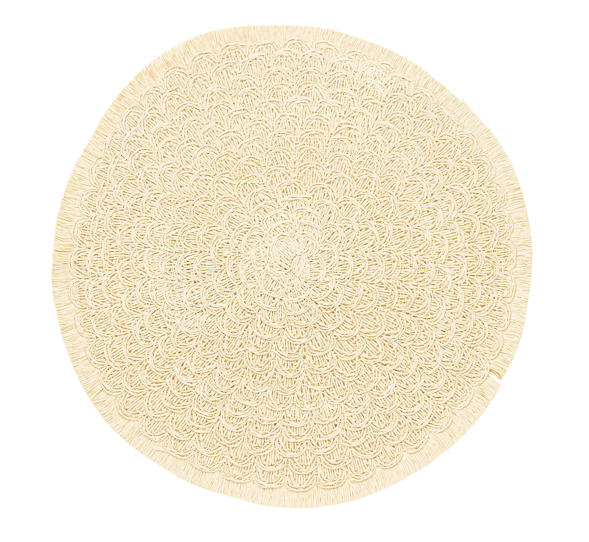 Bizzotto Tovaglietta Jareth Beige D 38 cm Tovaglietta Americana Natalizia per Tavola