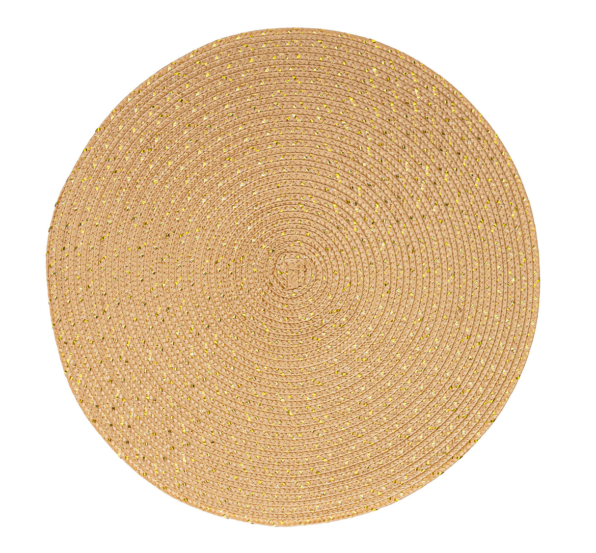 Bizzotto Tovaglietta Wildon Oro D 38 cm Tovaglietta Americana Natalizia per Tavola