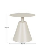 bizzotto bizzotto tavolino aloha d 50 cm h 495 cm sandshell ean 8051836677944